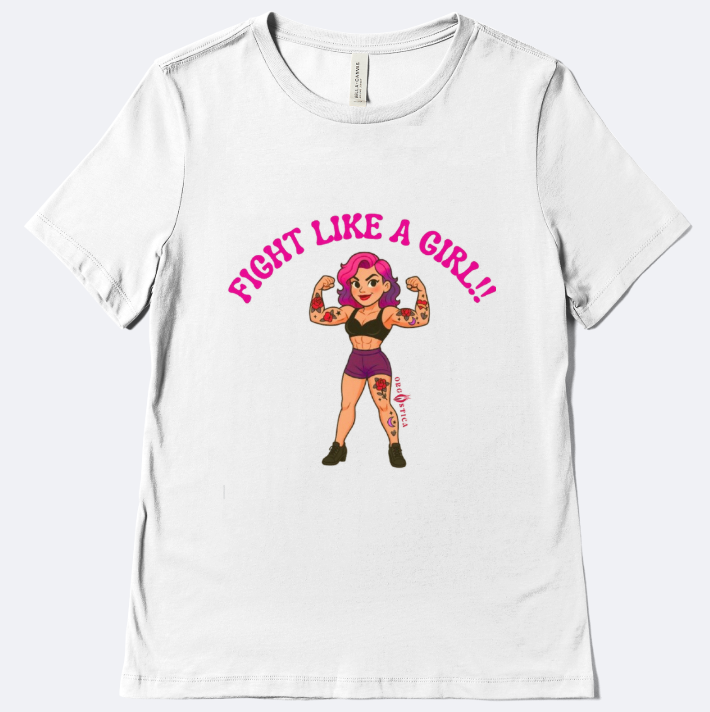 Camiseta T-Shirt “Fight Like a Girl!!”