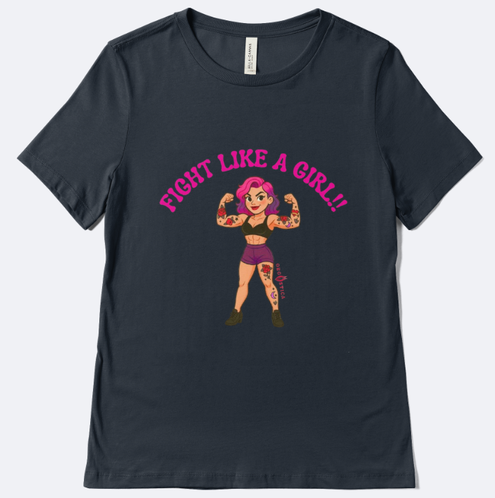 Camiseta T-Shirt “Fight Like a Girl!!”