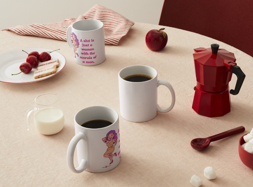 Caneca “A Slut Is Just a Woman With the Morals of a Man”