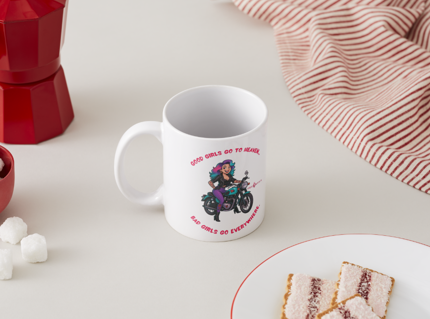 Caneca “Bad Girls Go Everywhere”